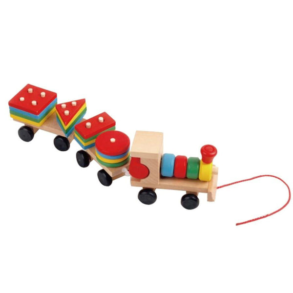 Wooden Train Truck Set